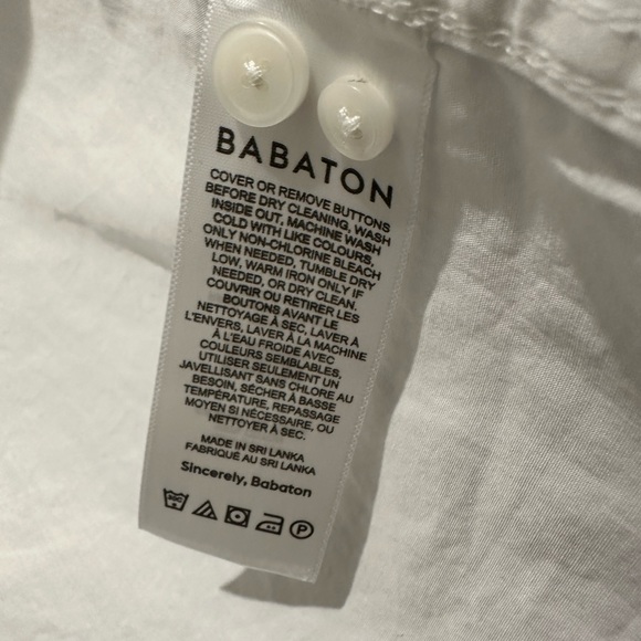 BRAND NEW WITH TAG Aritzia Babaton Essential Oversized White Shirt - Picture 2 of 8